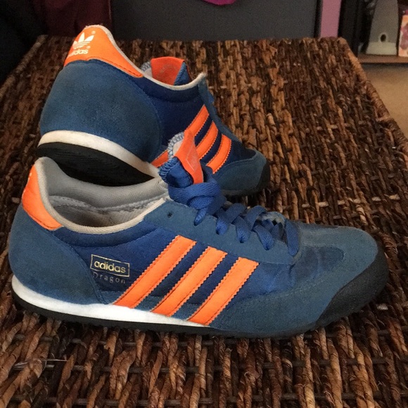 adidas dragon blue orange